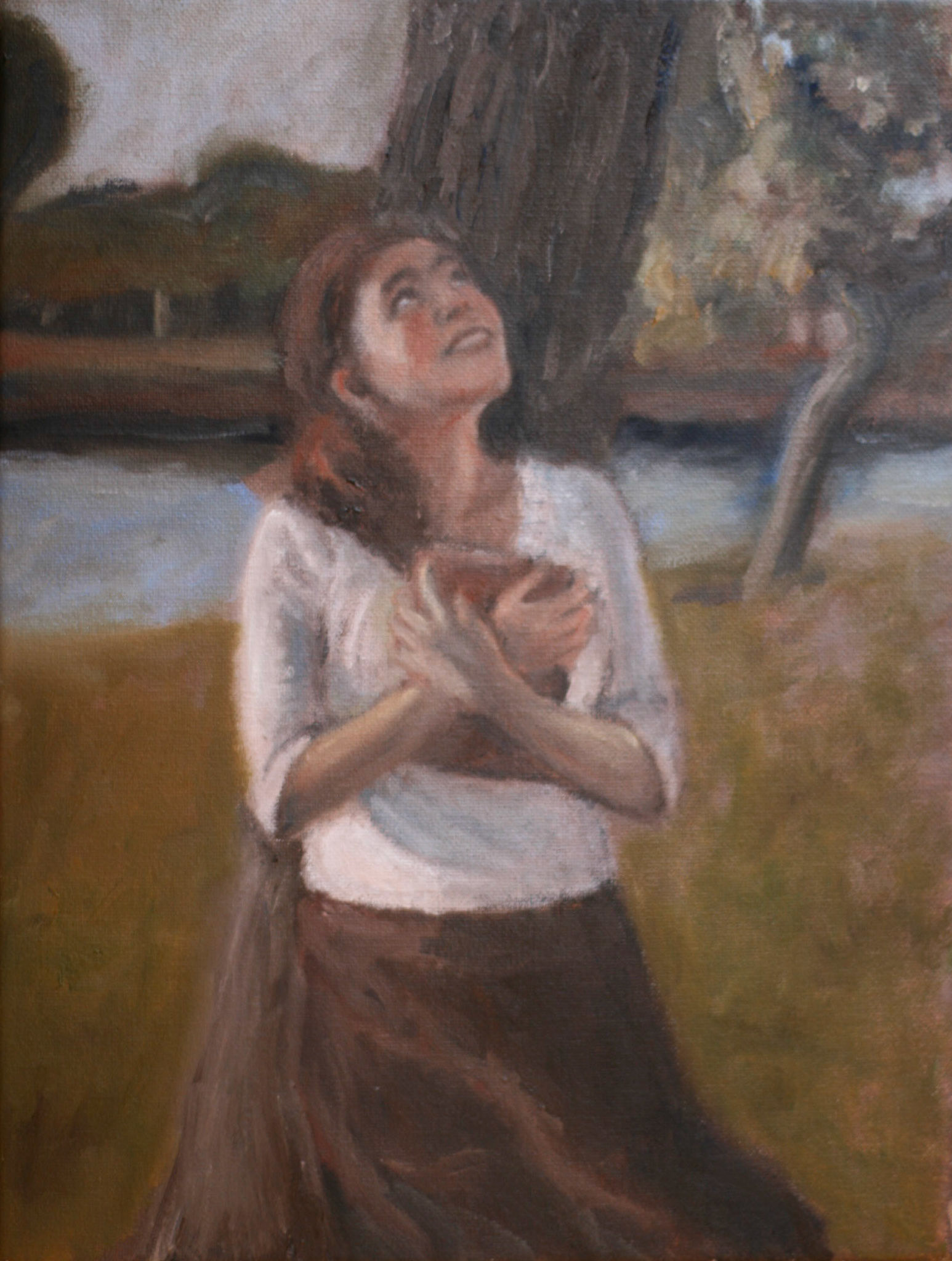 Oil on canvas, 9 x 12 in.