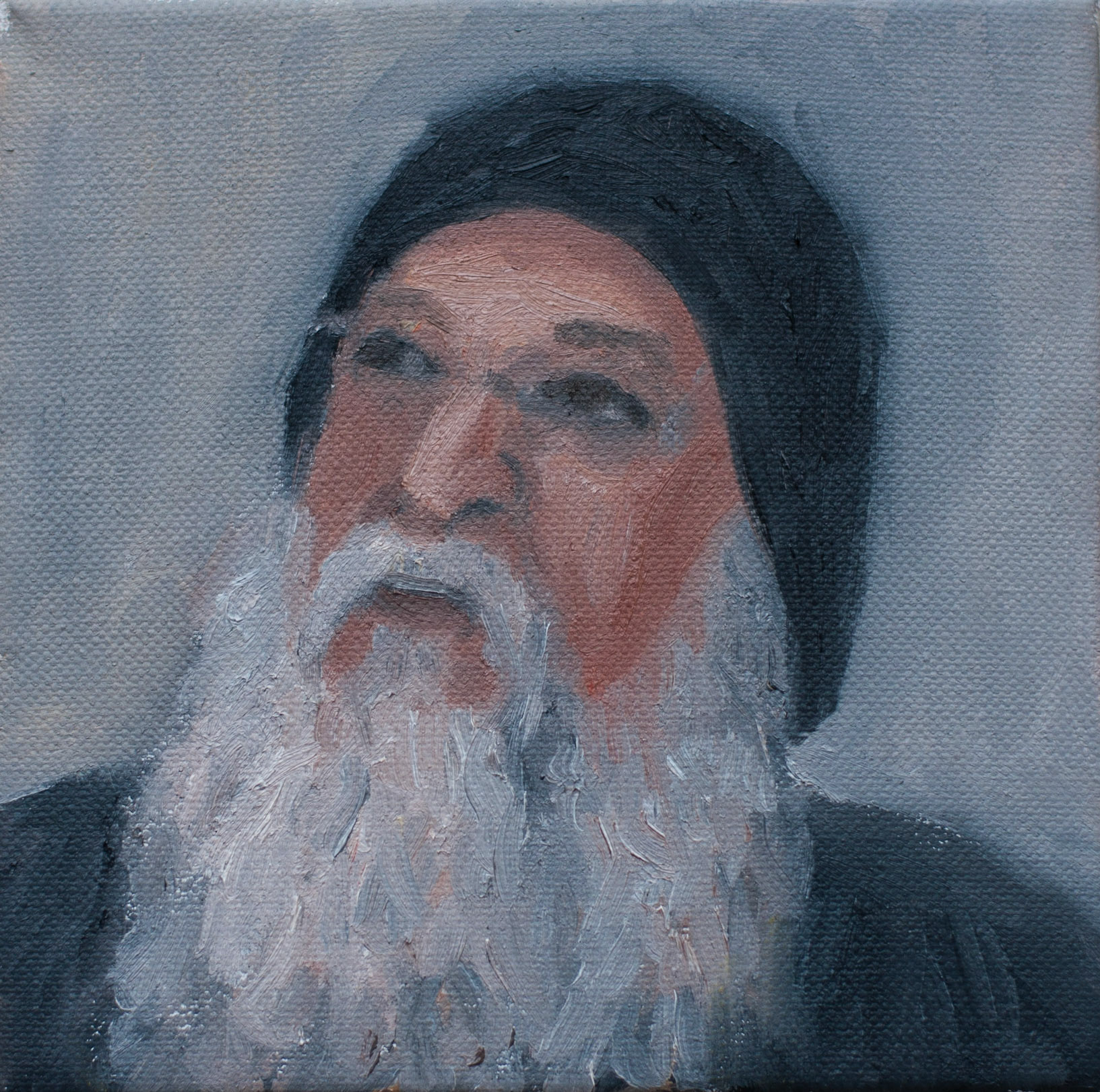 Oil on canvas, 6 x 6 in.