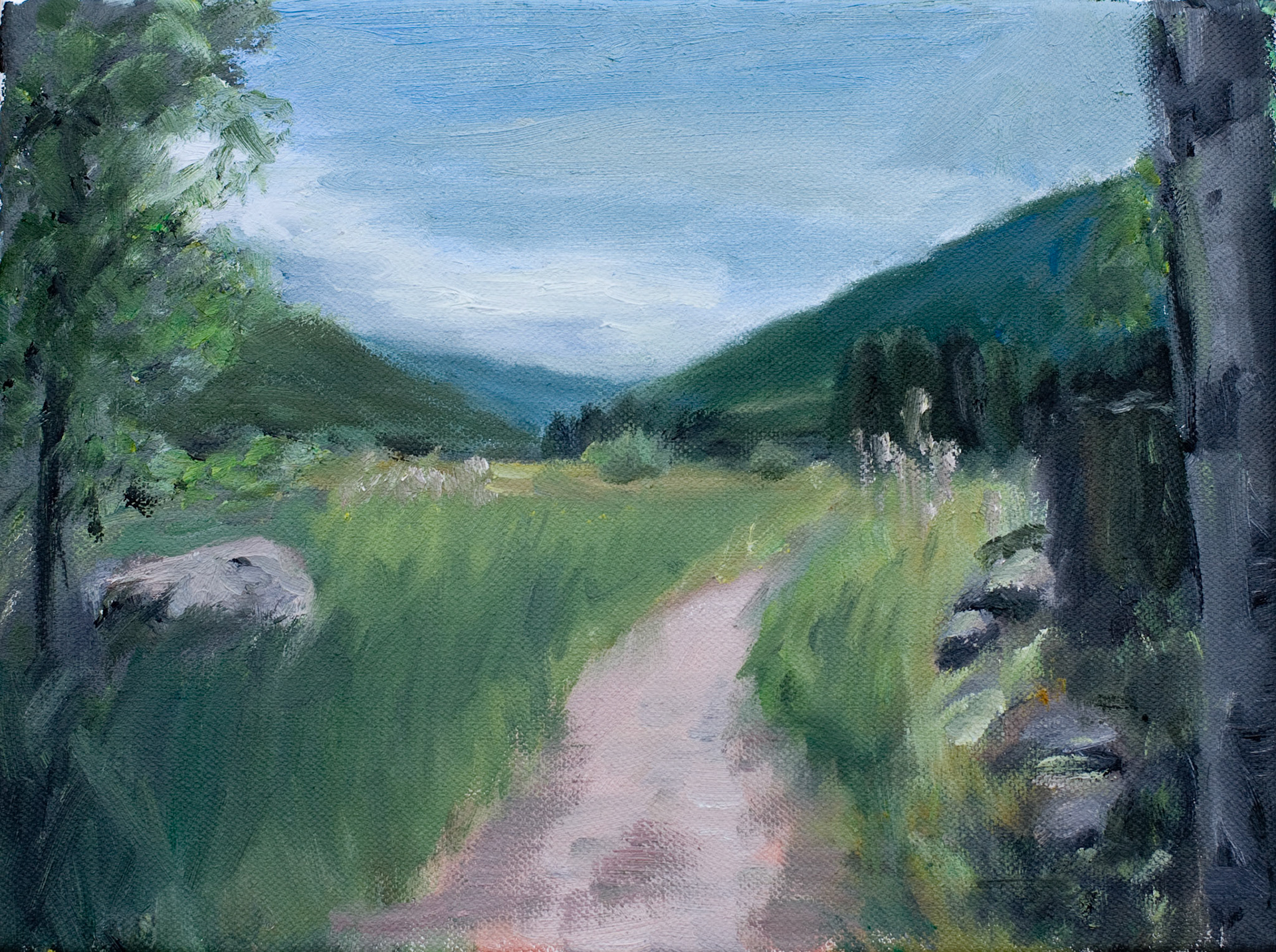 Oil on canvas, 12 x 9 in.