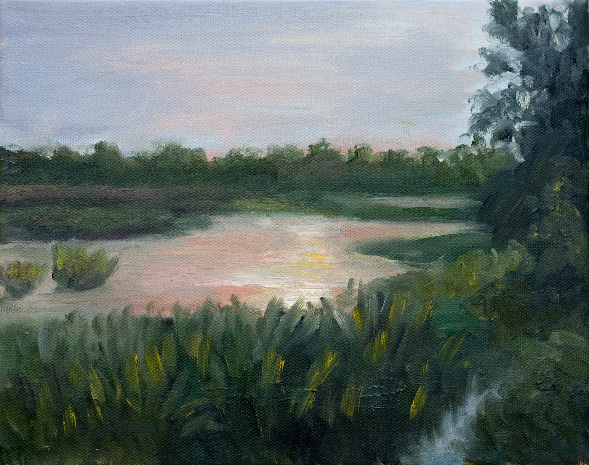 Oil on canvas, 10 x 8 in.