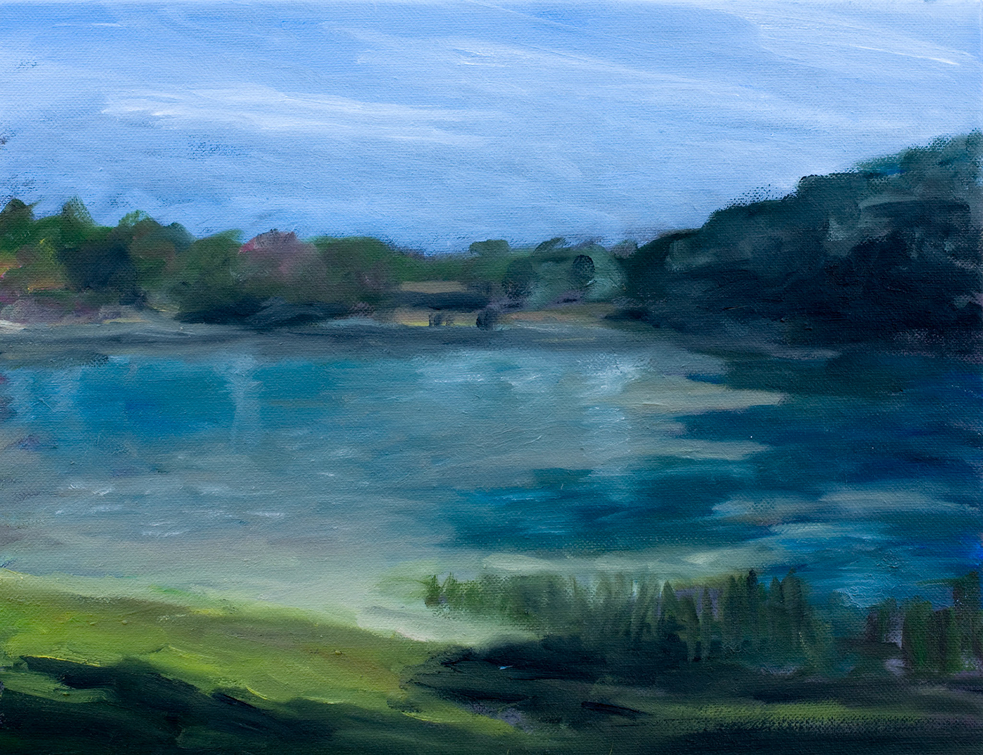 Oil on canvas, 14 x 11 in.