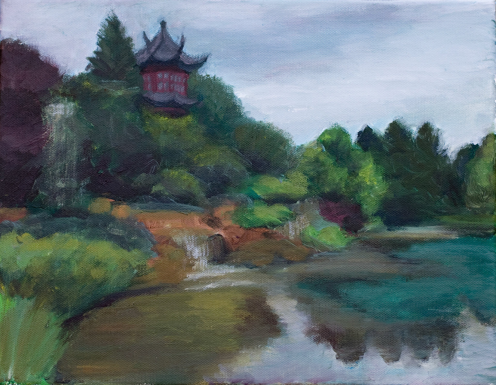 Acrylic on canvas, 14 x 11 in.