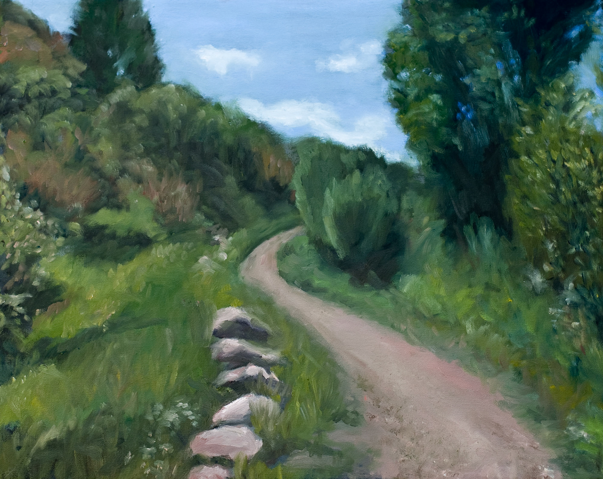 Oil on canvas, 20 x 16 in.