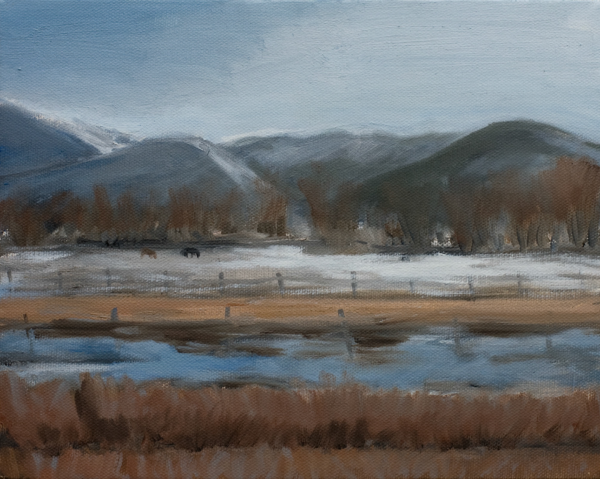 Oil on canvas, 10 x 8 in.