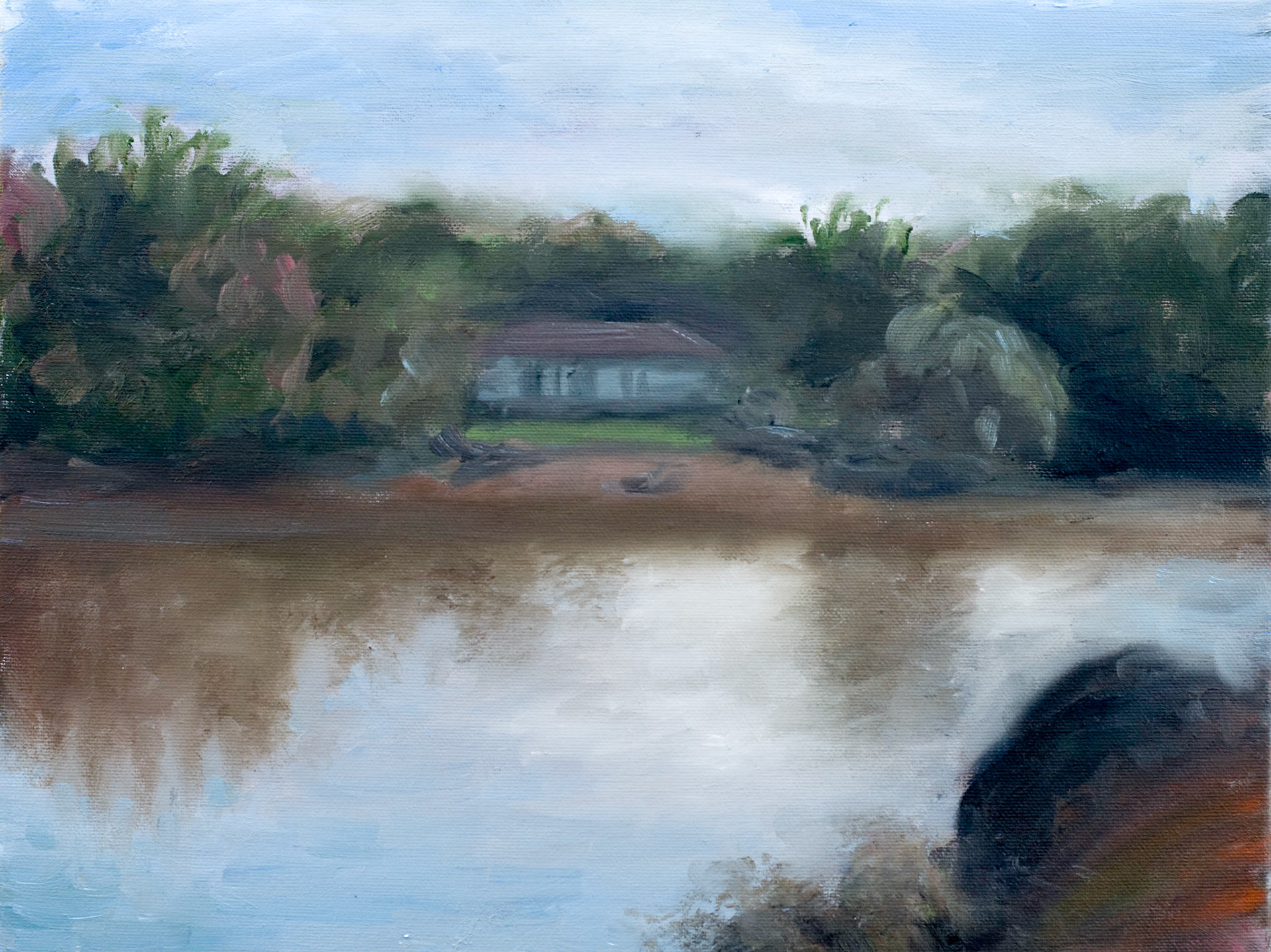 Oil on canvas, 14 x 11 in.