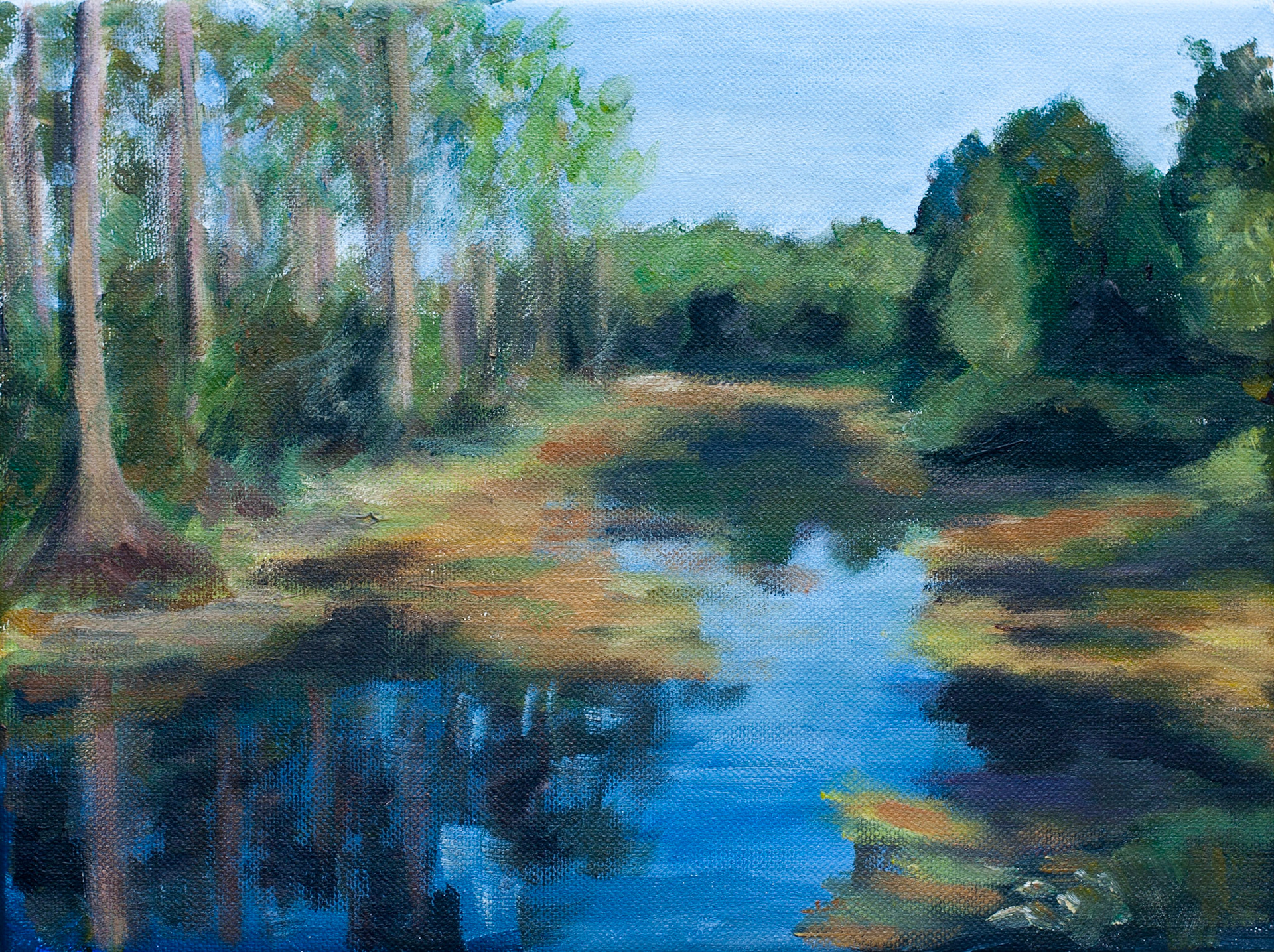 Acrylic on Canvas, 12 x 9 in.