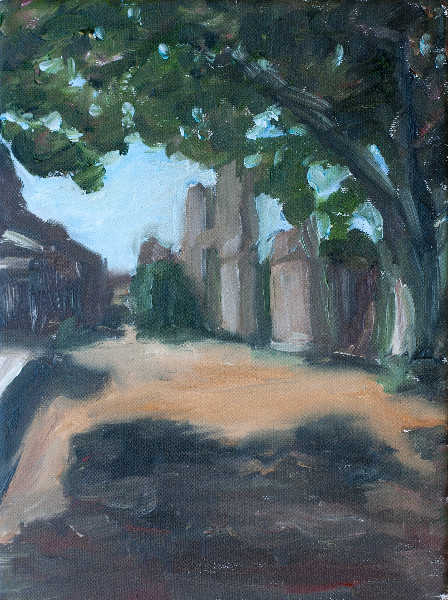 Oil on canvas, 9 x 12 in.