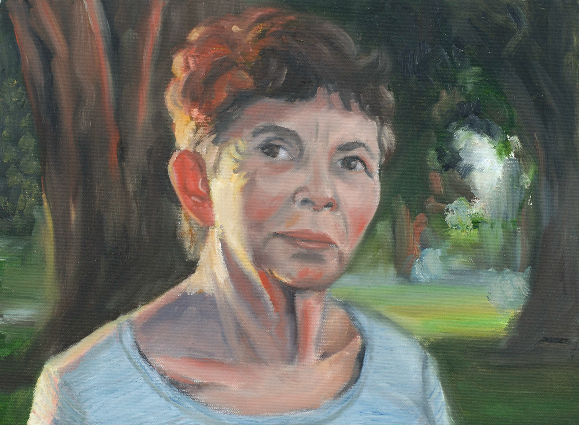 Oil on canvas, 16 x 12 in.