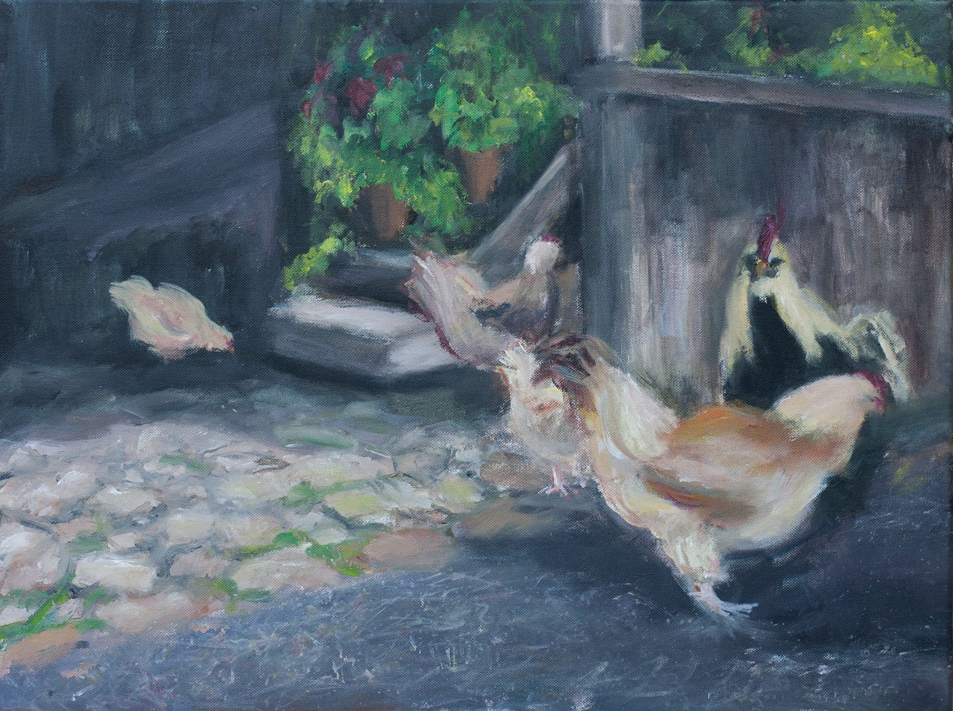 Acrylic on canvas, 24 x 18 in.