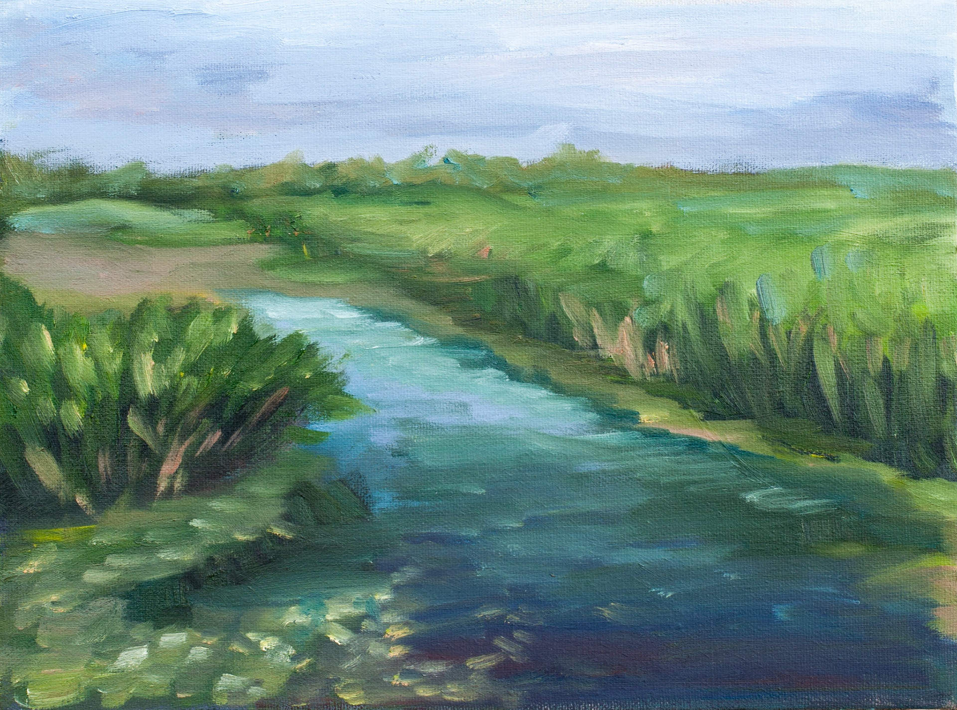 Oil on canvas, 12 x 9 in.