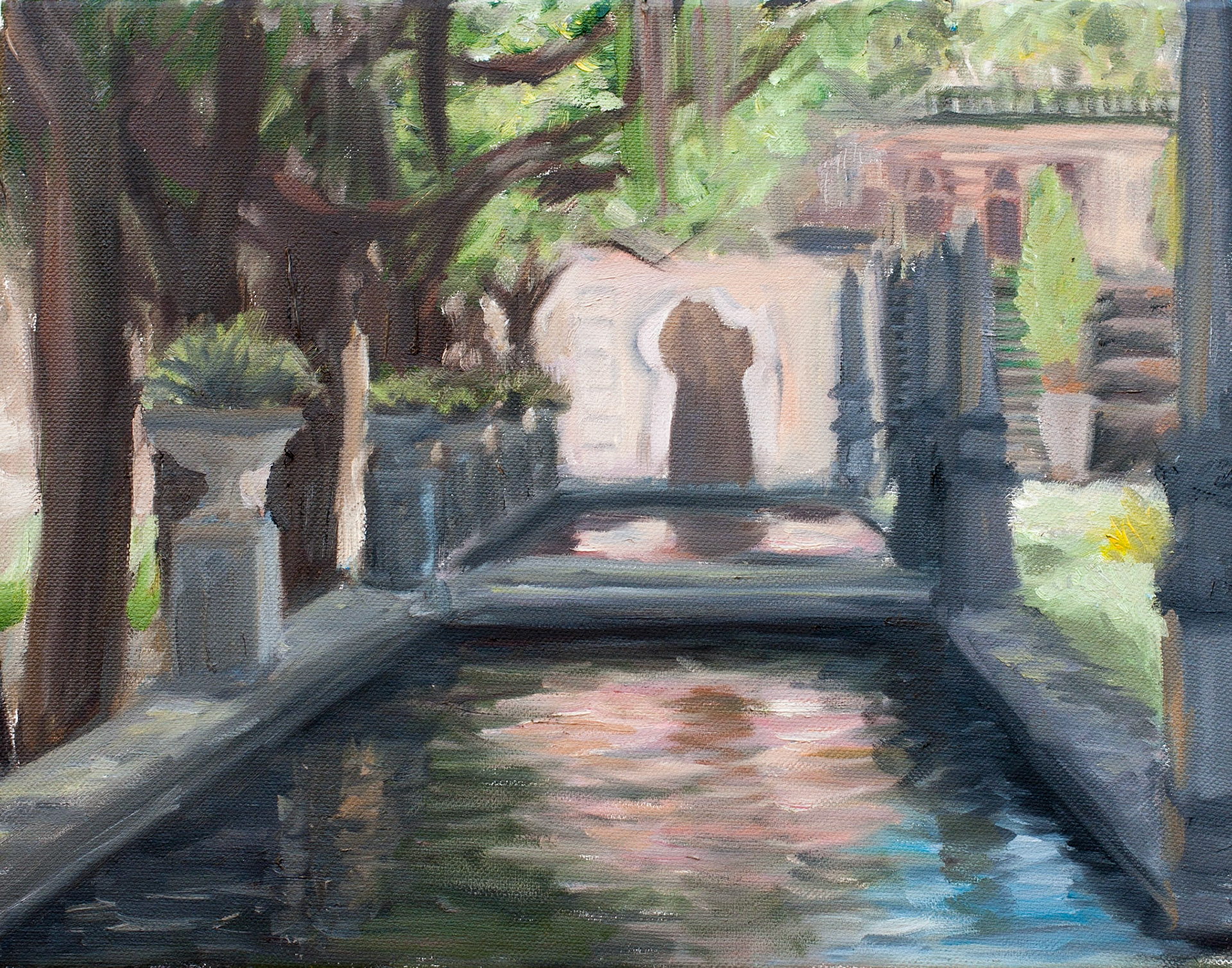 Oil on canvas, 14 x 11 in.