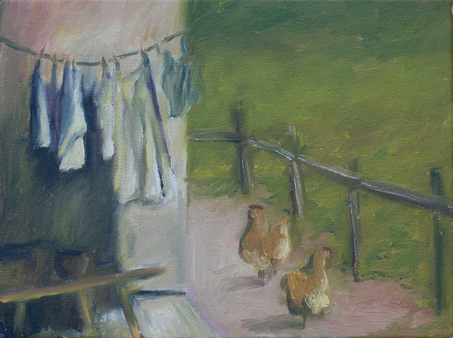 Oil on canvas, 12 x 9 in.