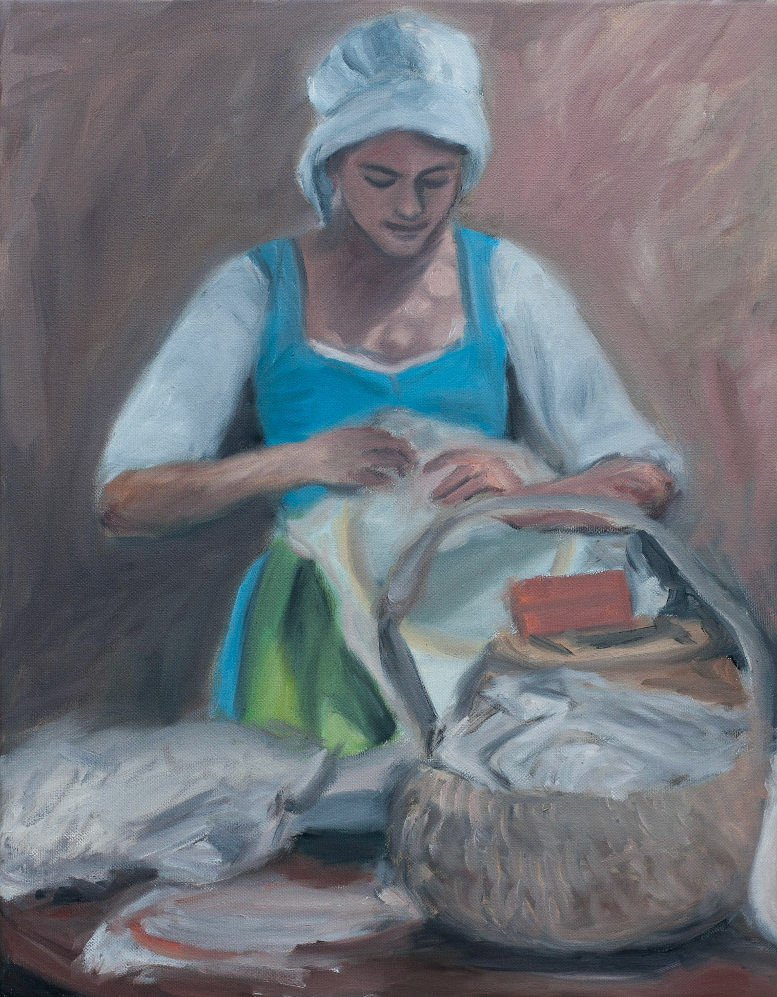 Oil on canvas, 16 x 20 in.