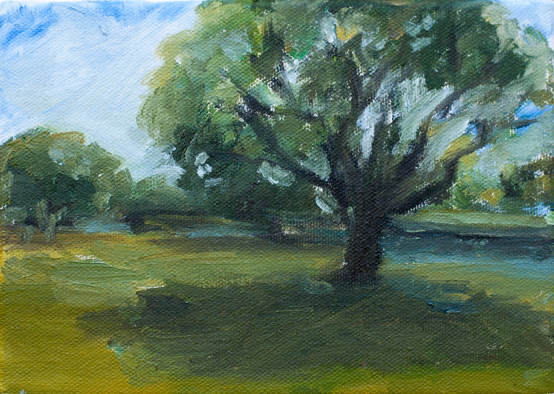 Oil on canvas, 7 x 5 in.