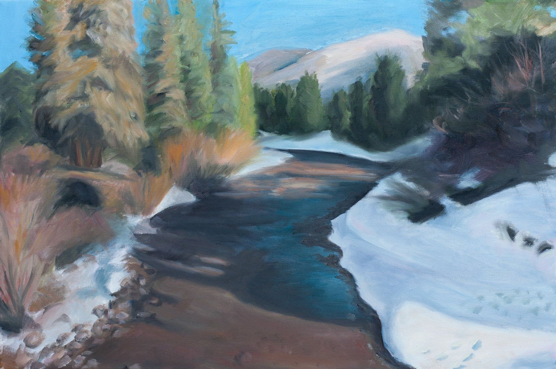 Oil on canvas, 30 x 20 in.