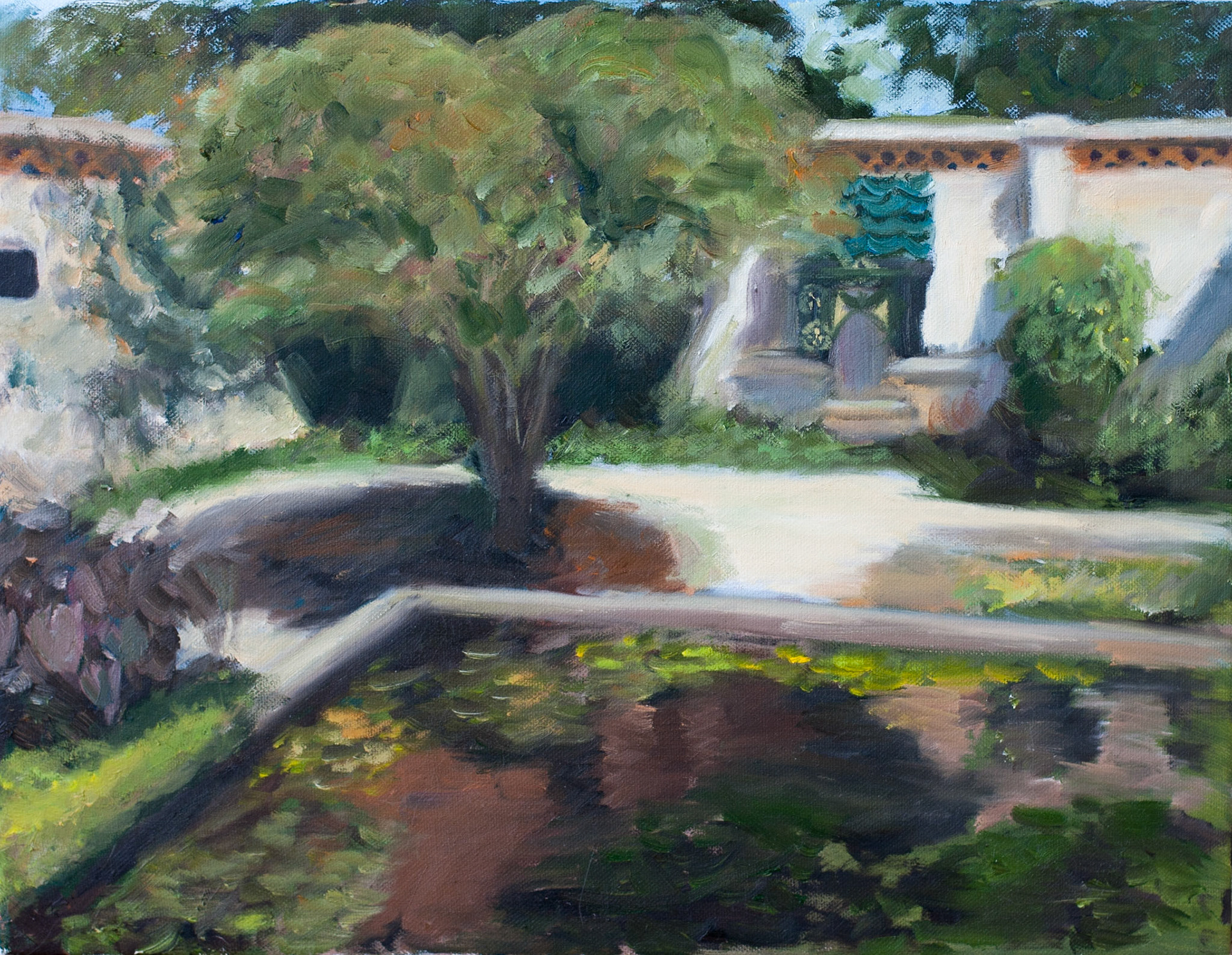 Oil on canvas, 18 x 14 in.