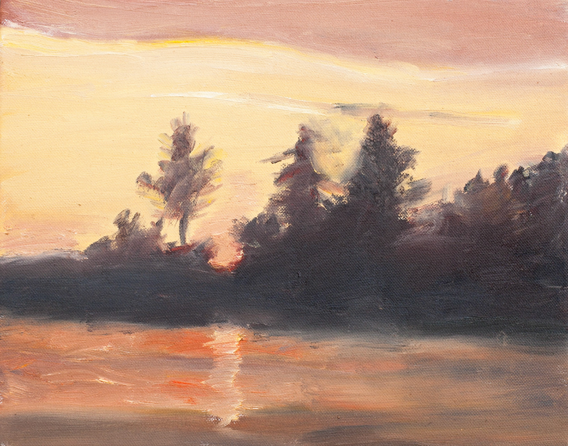 Oil on canvas, 14 x 11 in.