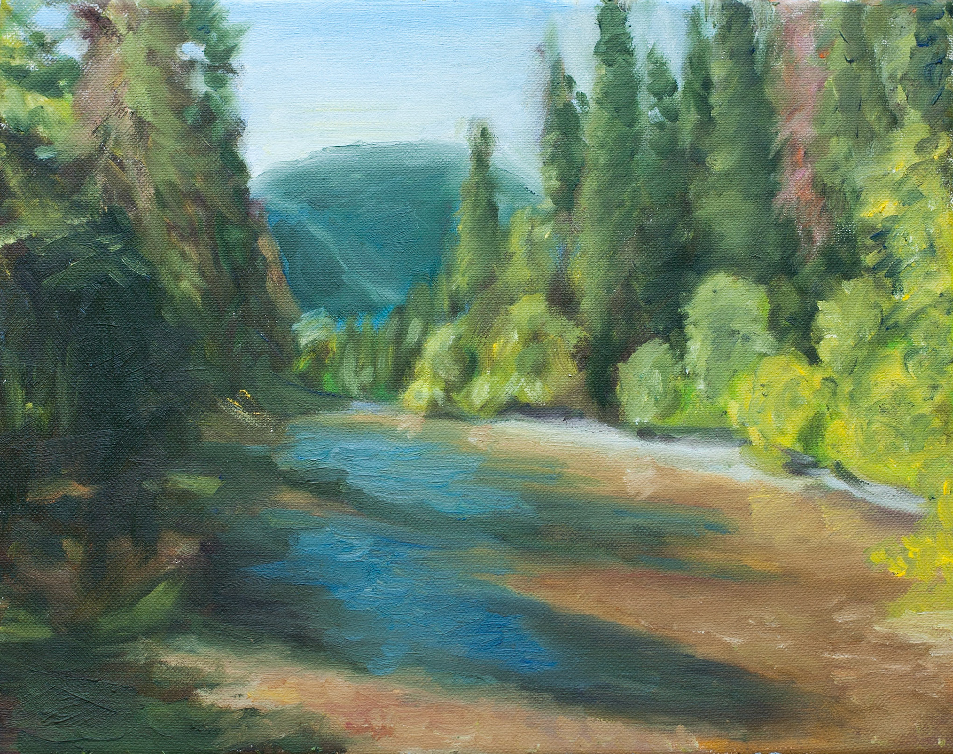 Oil on canvas, 14 x 11 in.