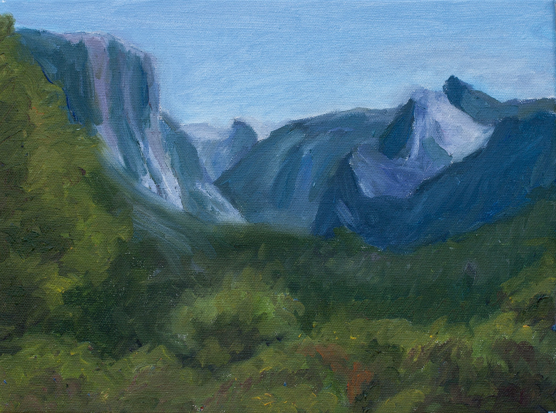 Oil on canvas, 12 x 9 in.