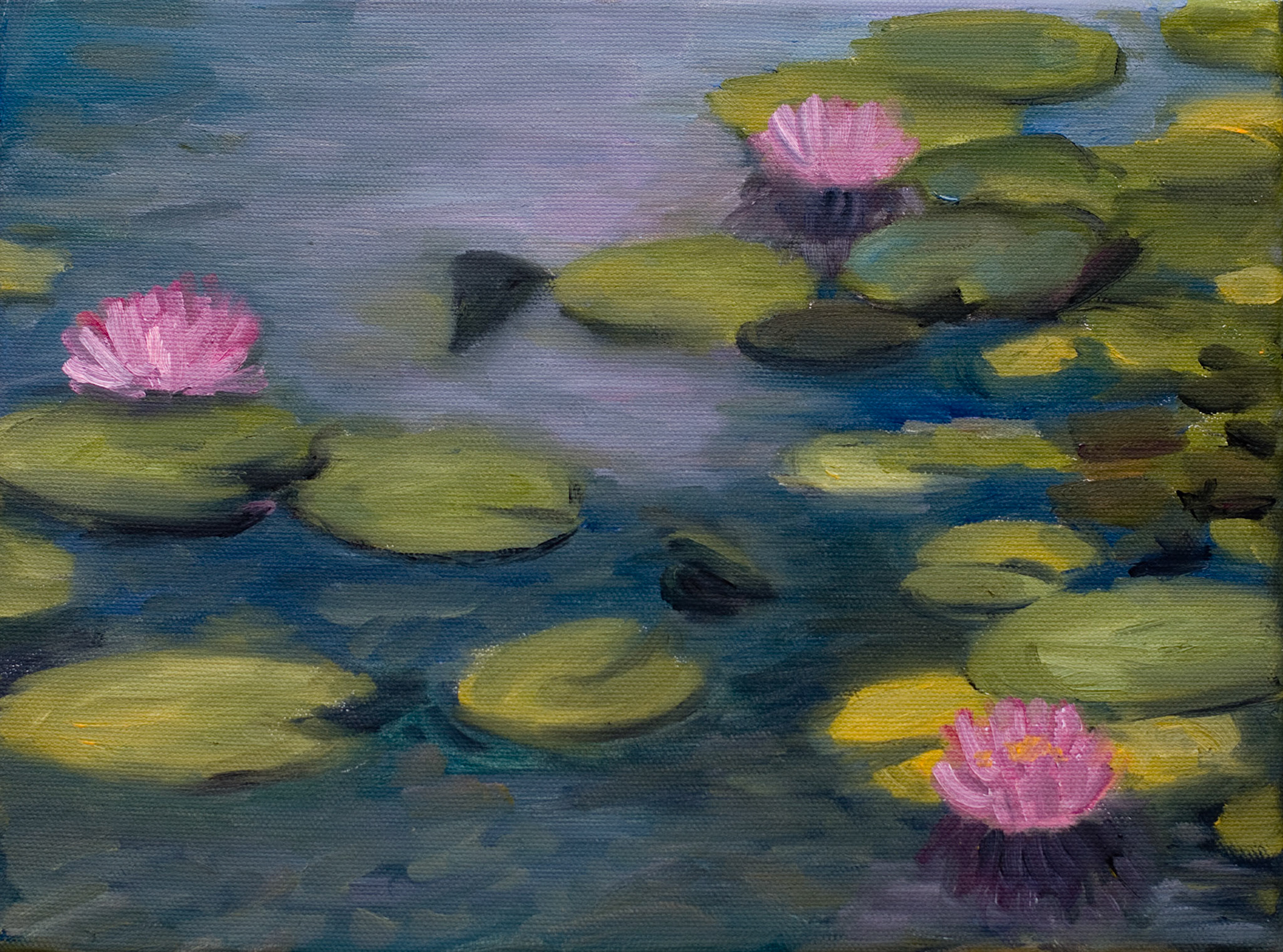 Oil on canvas, 12 x 9 in.