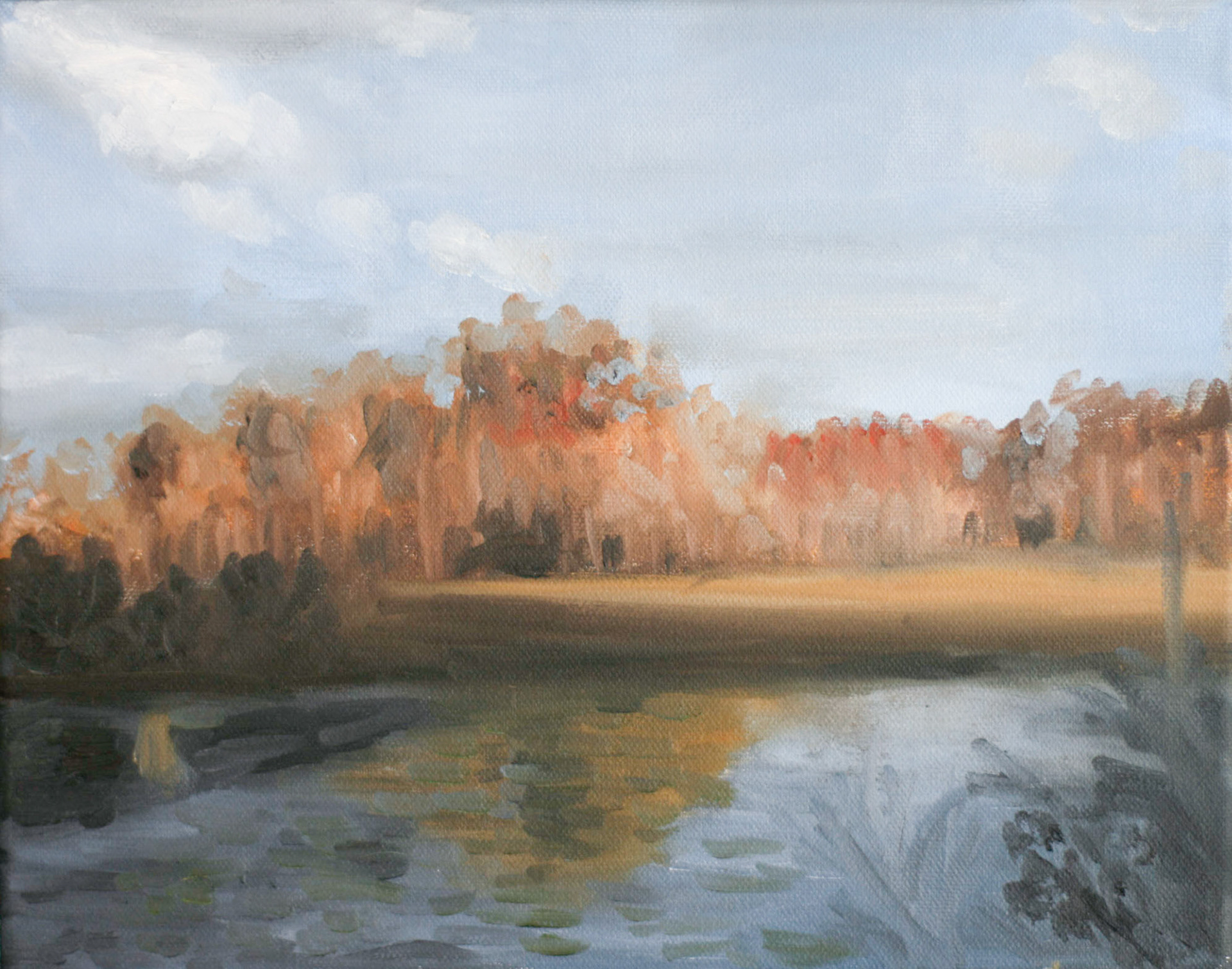 Oil on canvas, 10 x 8 in.