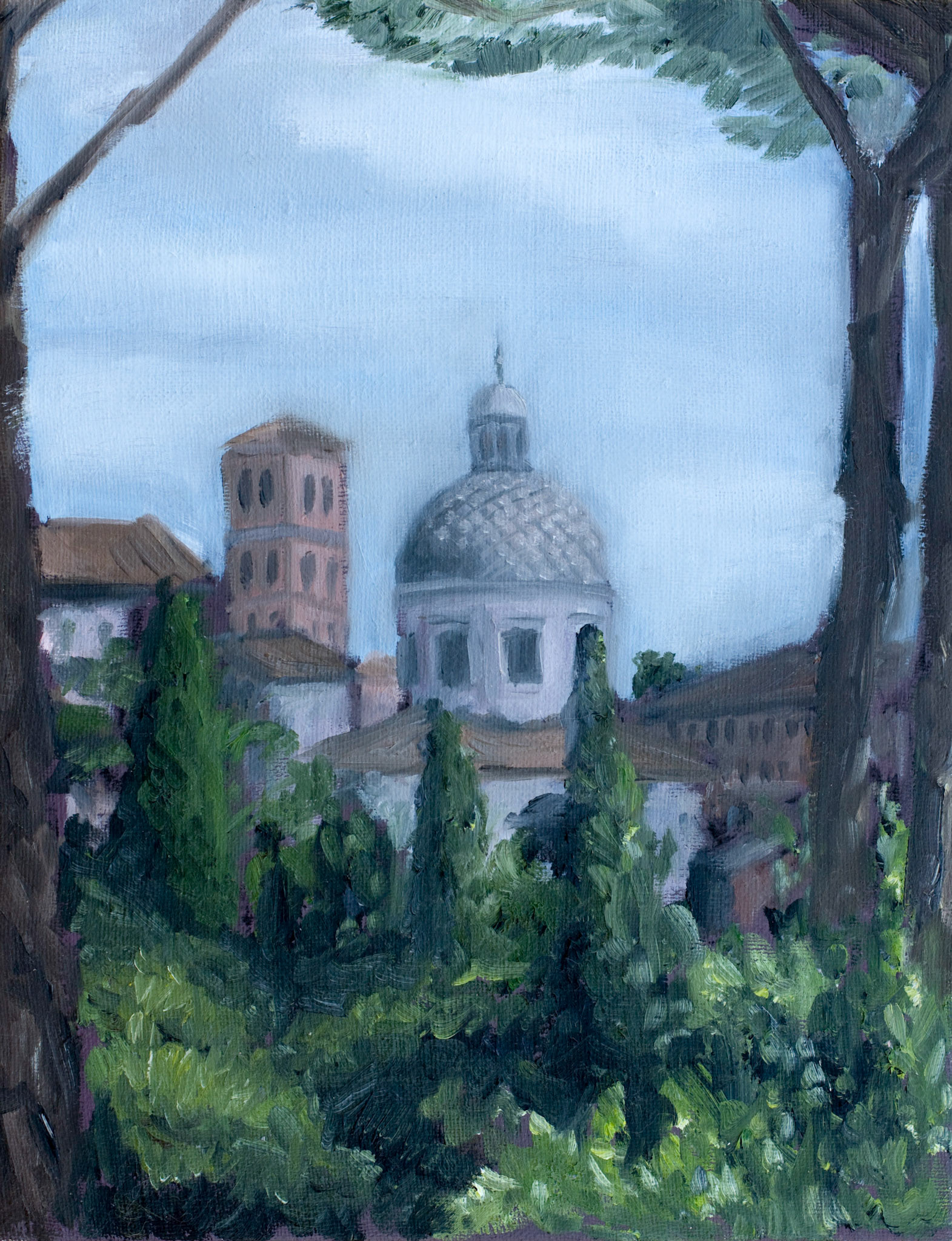 Oil on canvas, 14 x 11 in.