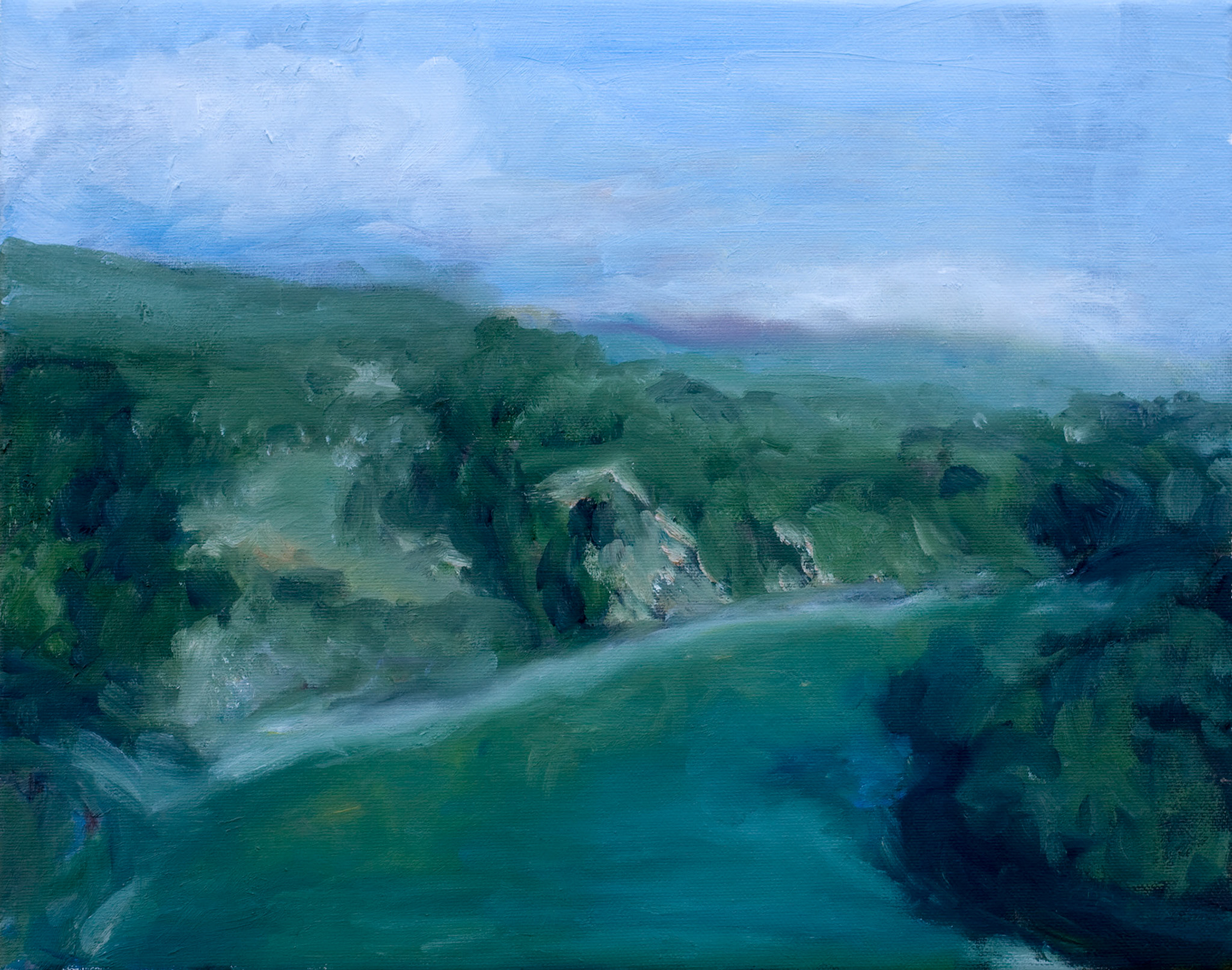 Oil on canvas, 14 x 11 in.