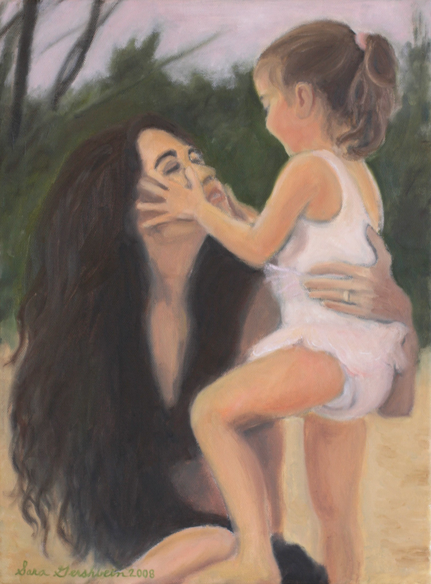 Oil on canvas, 12 x 16 In., private collection