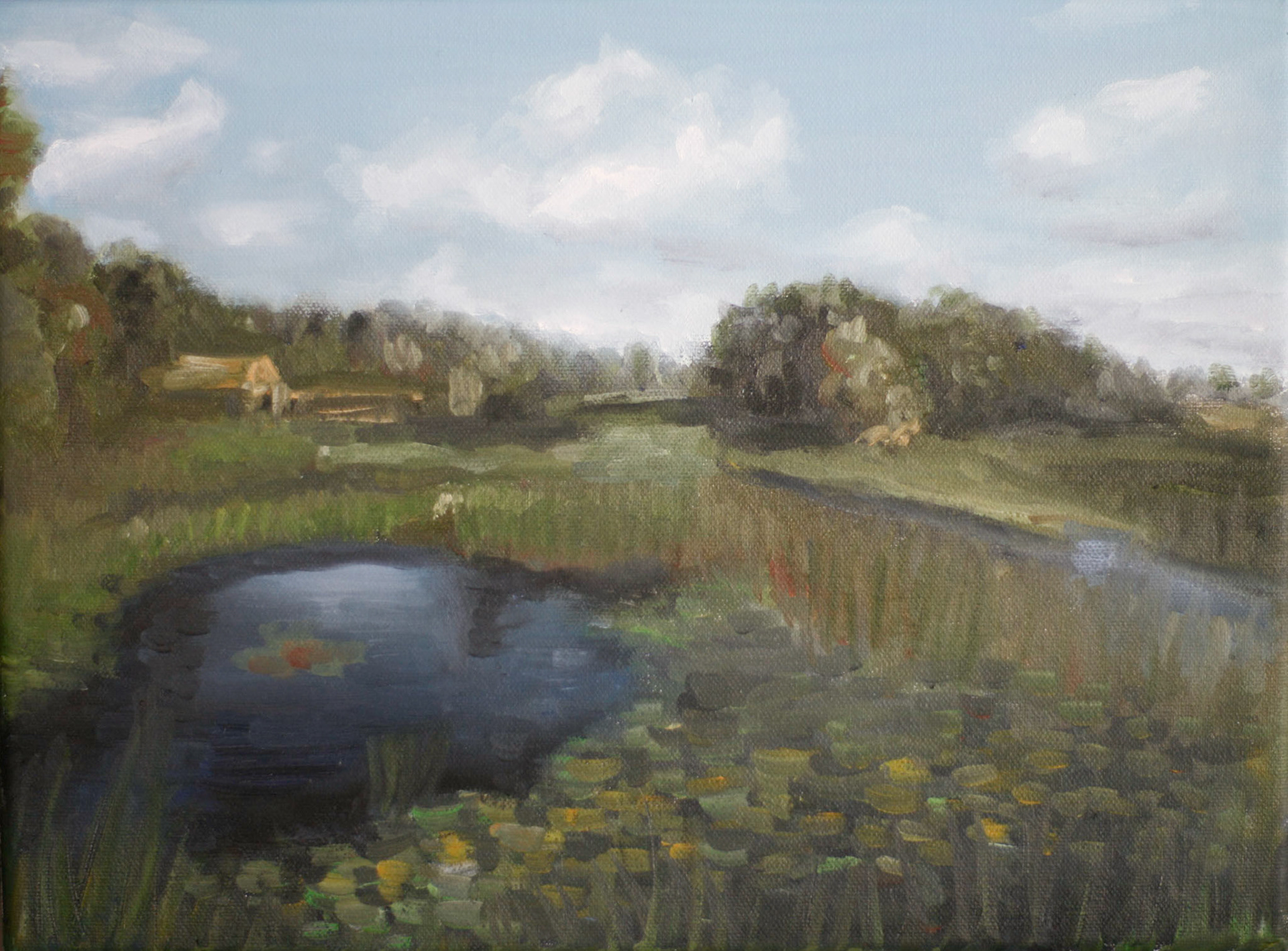 Oil on canvas, 12 x 9 in. p