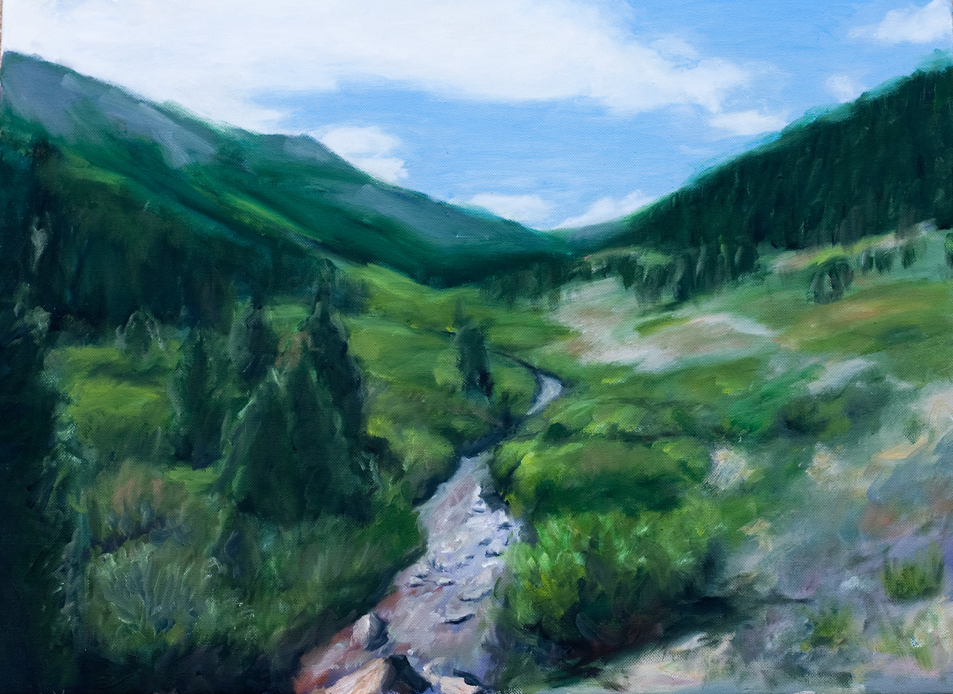 Oil on canvas, 24 x 18 in.