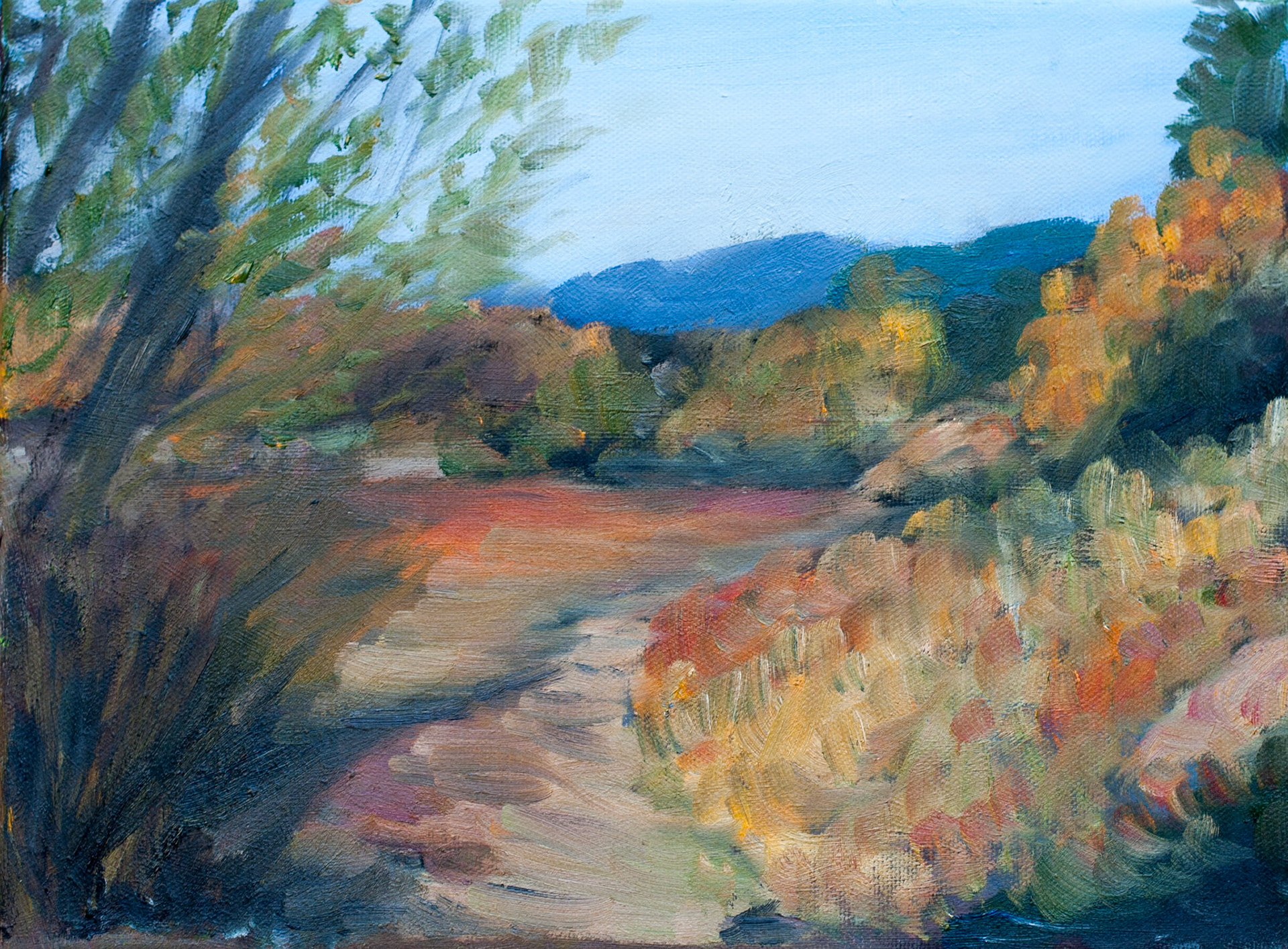 Oil on canvas, 12 x 9 in.