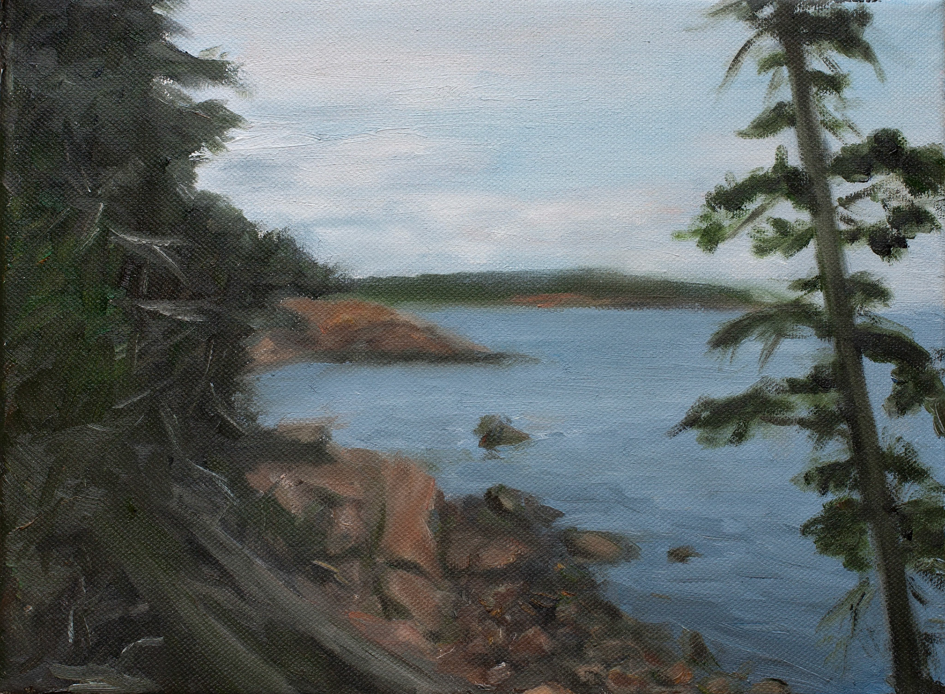 Oil on canvas, 12 x 9 in.