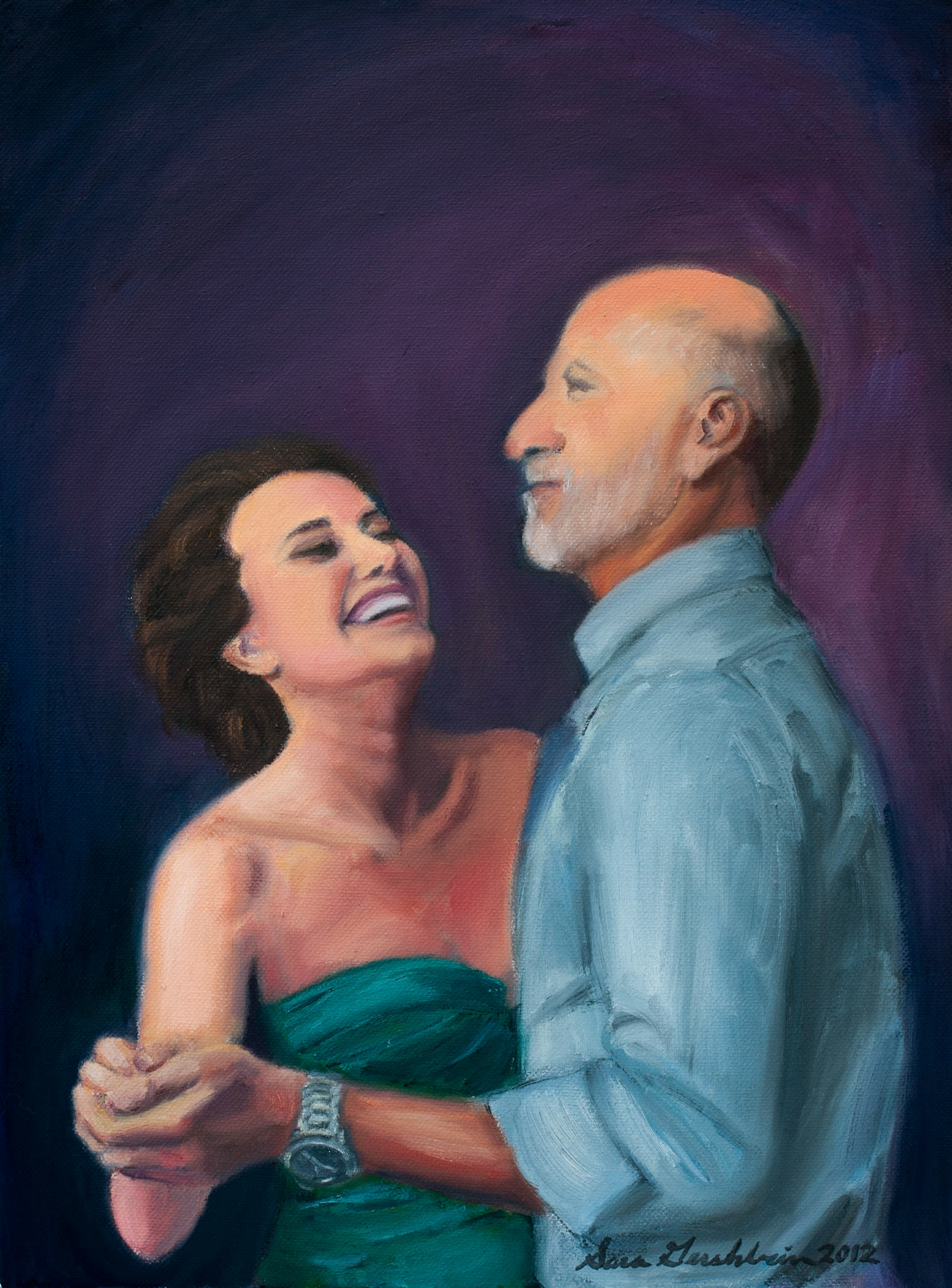 Oil on canvas, 12 x 16 in., private collection