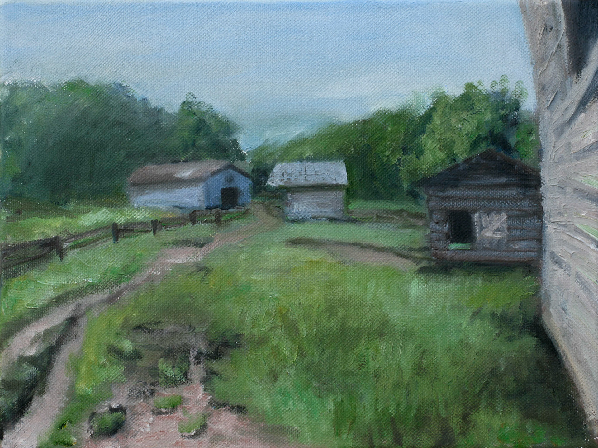 Oil on canvas, 12 x 9 in.