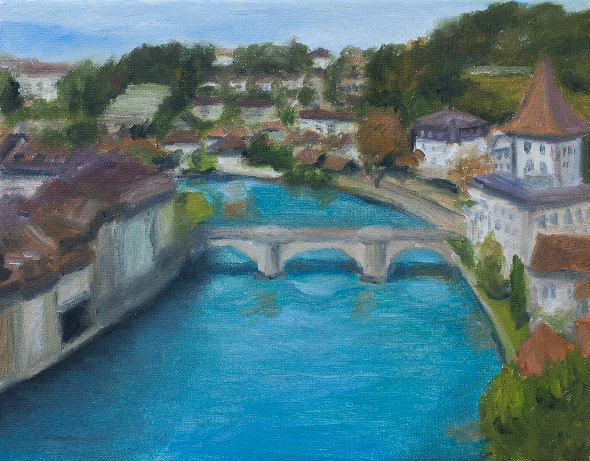 Oil on canvas, 14 x 11 in.