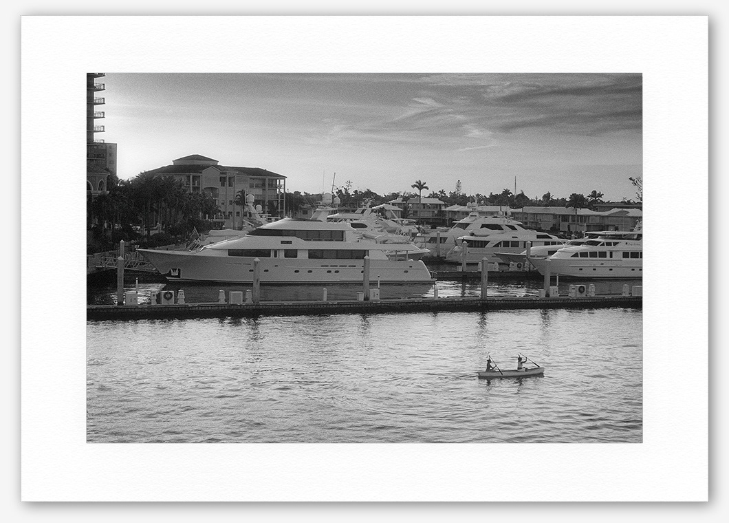 Steve Hanson photography. Canoeing along the waterway, Florida, USA.