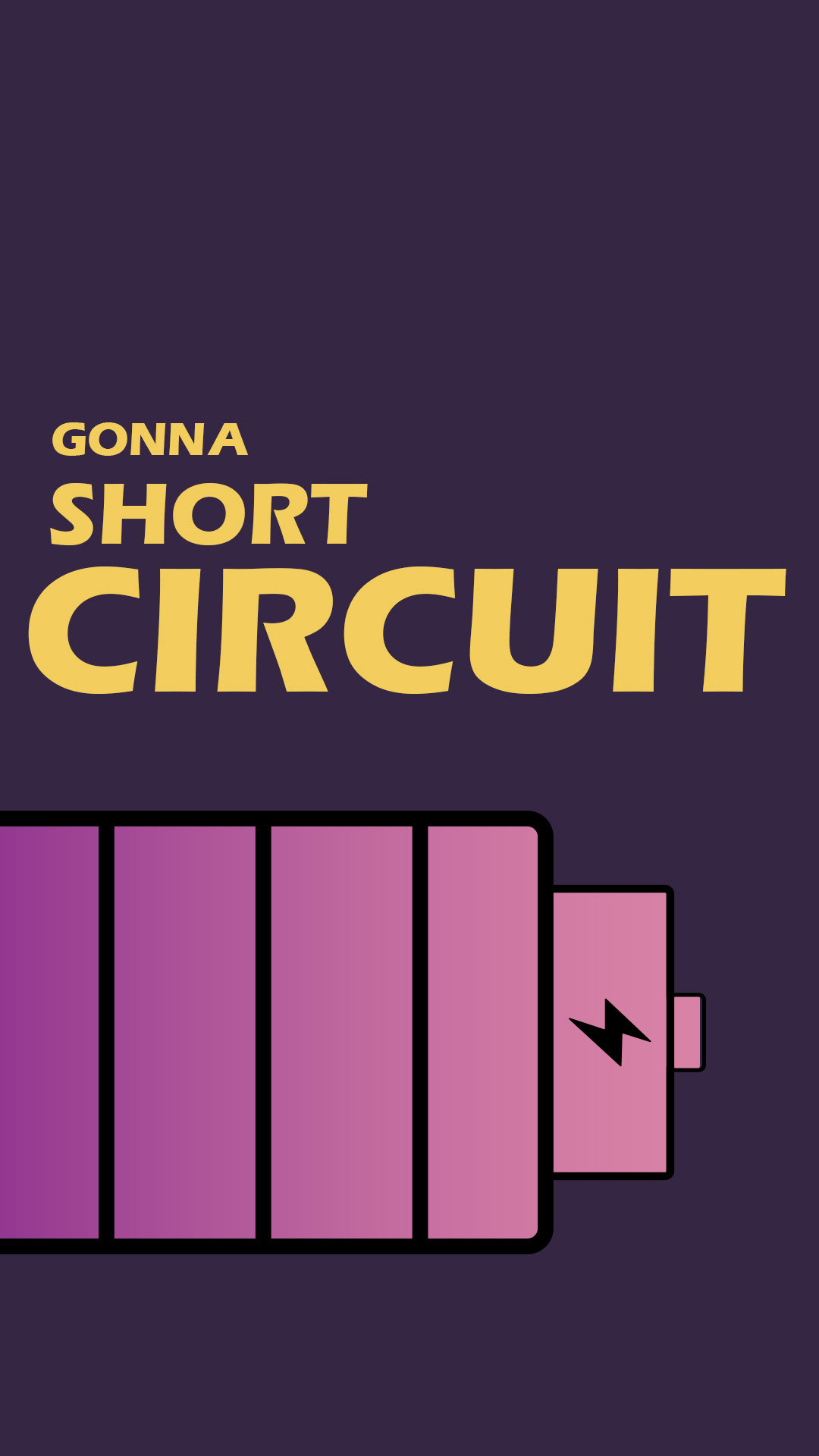 Final. The battery was adjusted to help flow the words flow together from left to right.