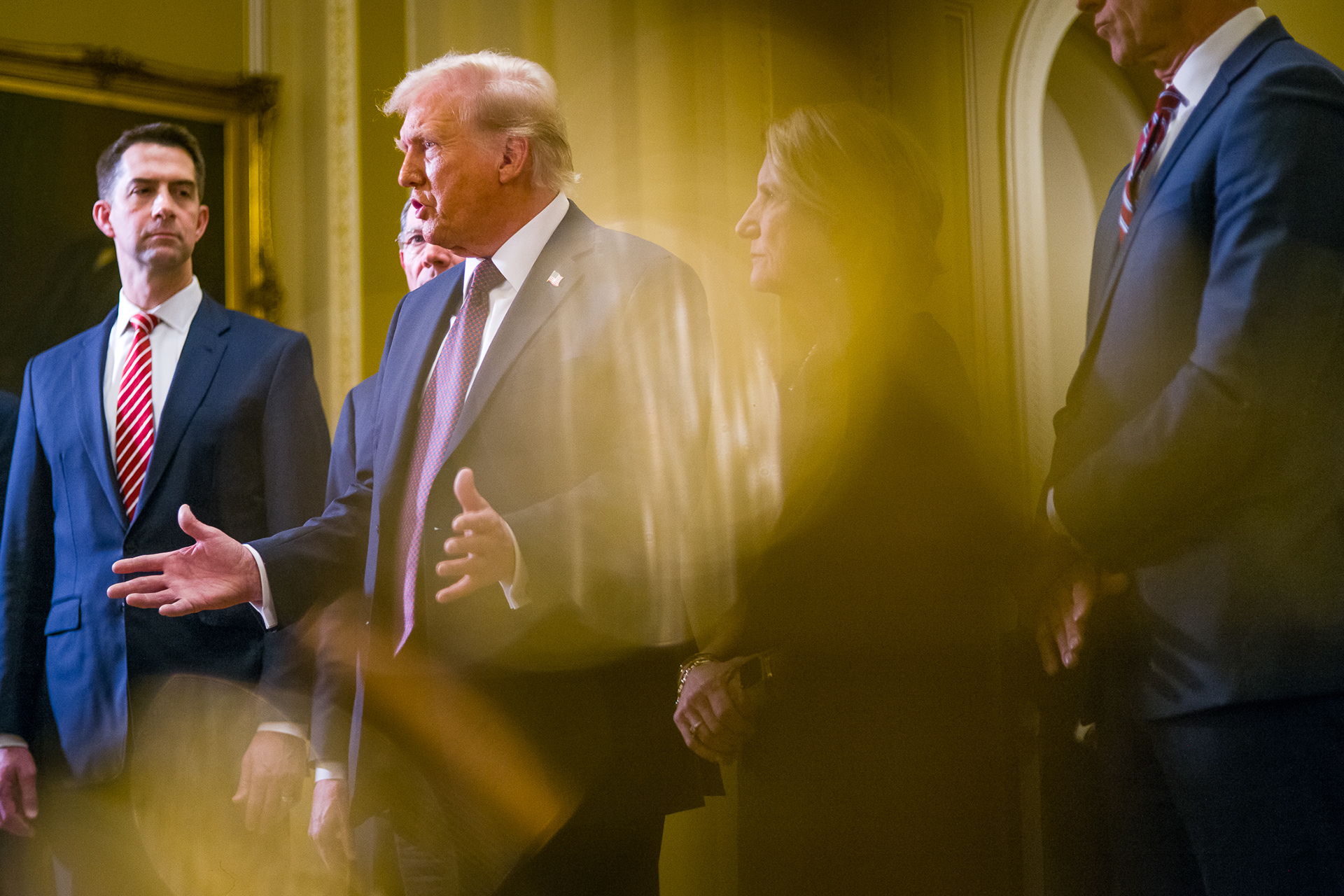 President Trump on Capitol Hill January 8, 2025 (Shedrick Pelt)