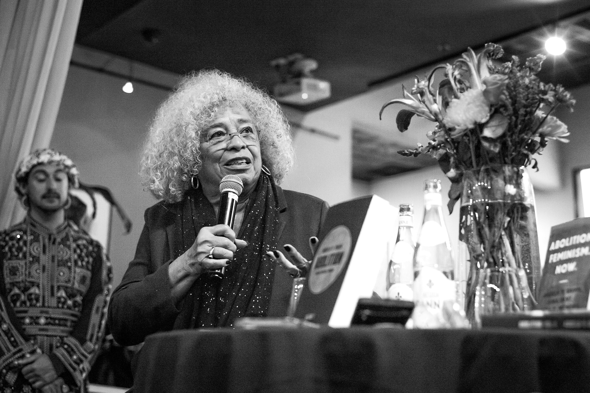 Activist & Author Angela Davis at DC Bus Boys & Poets - January 23, 2024 (Shedrick Pelt)