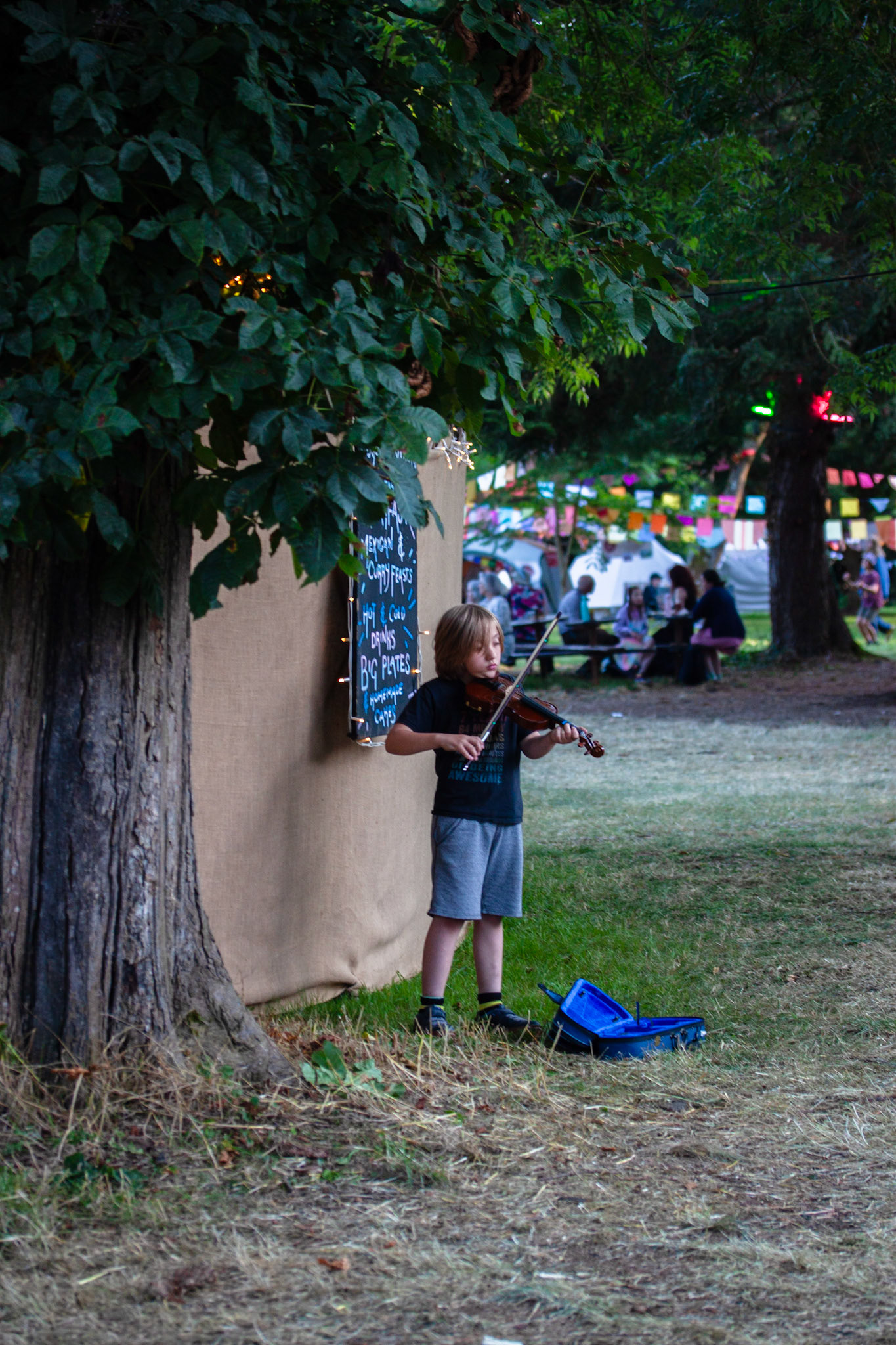 Young violinist