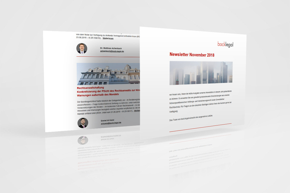 Beispiel für Corporate Design im Kanzleimarketing