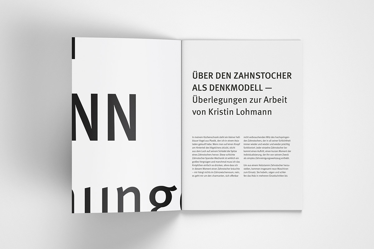 Beispiel für Grafikdesign und Broschüregestaltung