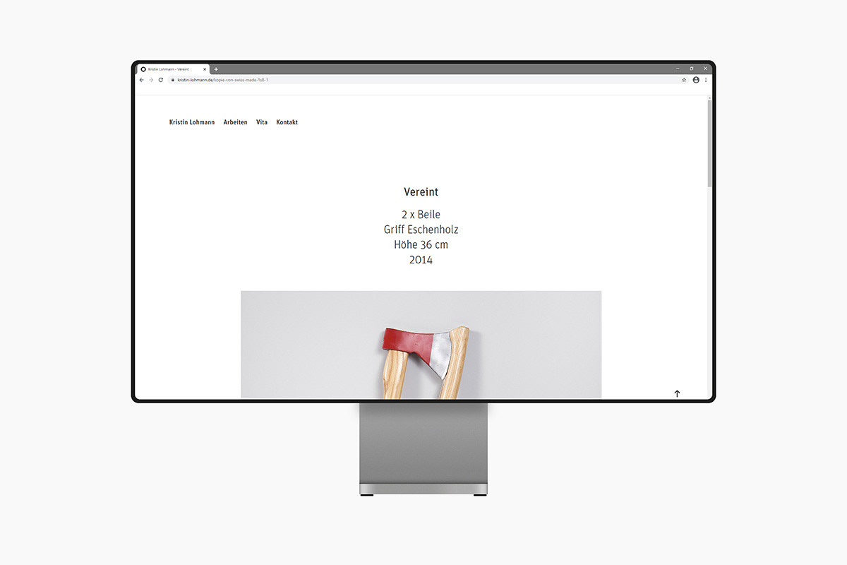 Beispiel für Webdesign Gestaltung