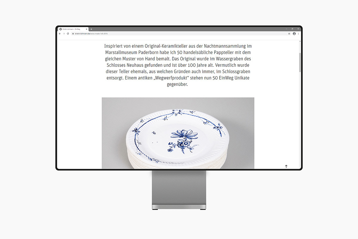 Beispiel für Webdesign Gestaltung