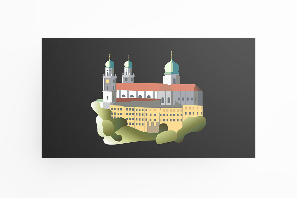 Beispiel für Webdesign mit Illustration