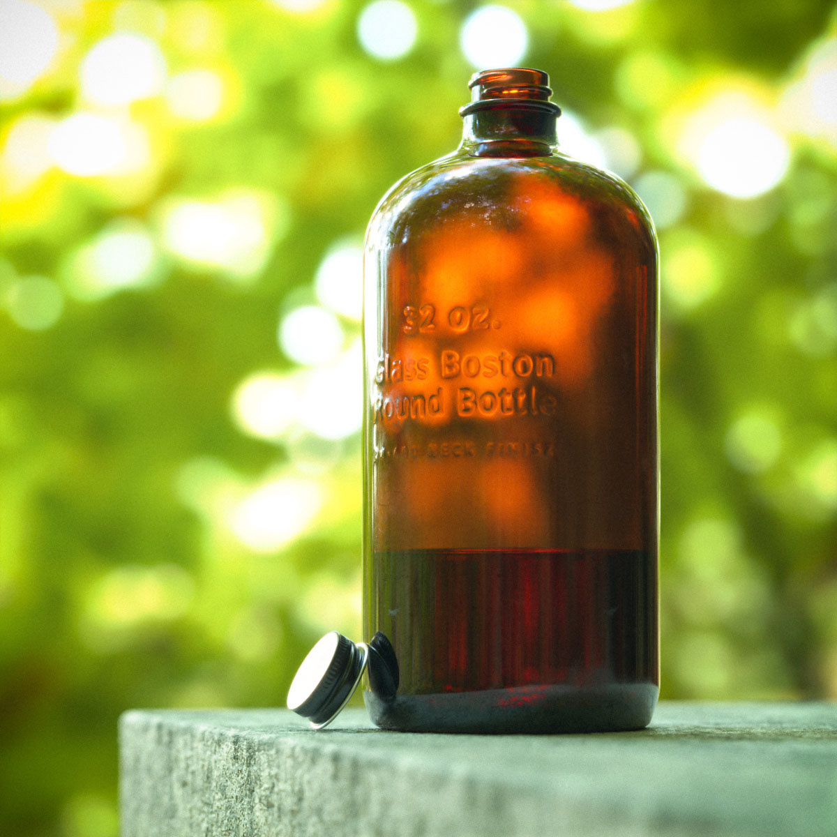 32 oz. Amber Glass Bottle