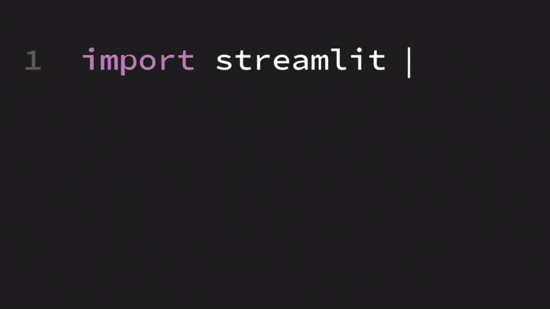 Recreating the Streamlit landing page animation