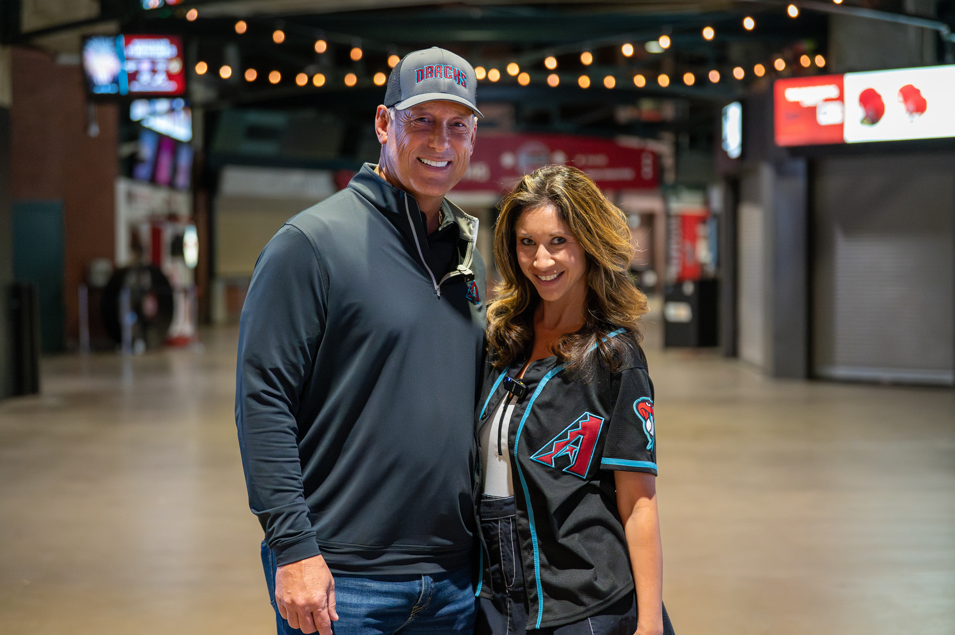 MLB Hall of Famer Luis Gonzalez "Gonzo" and PVCL Nadine Bubeck