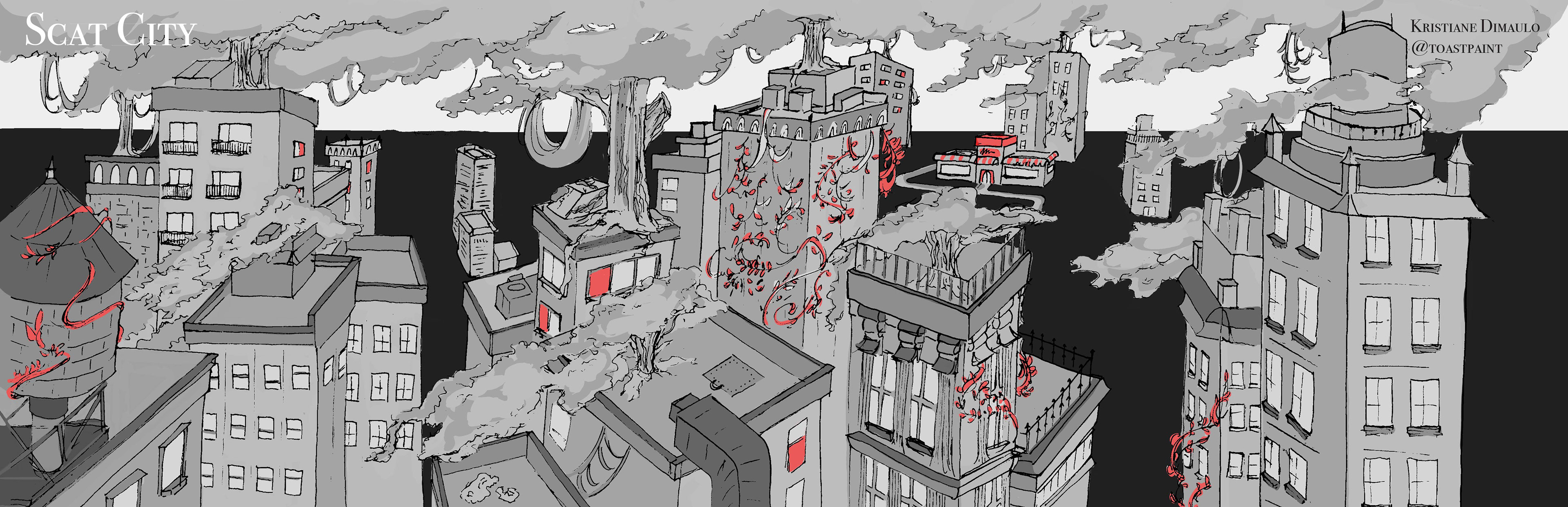 Environment concept for Dine 'n Dash.