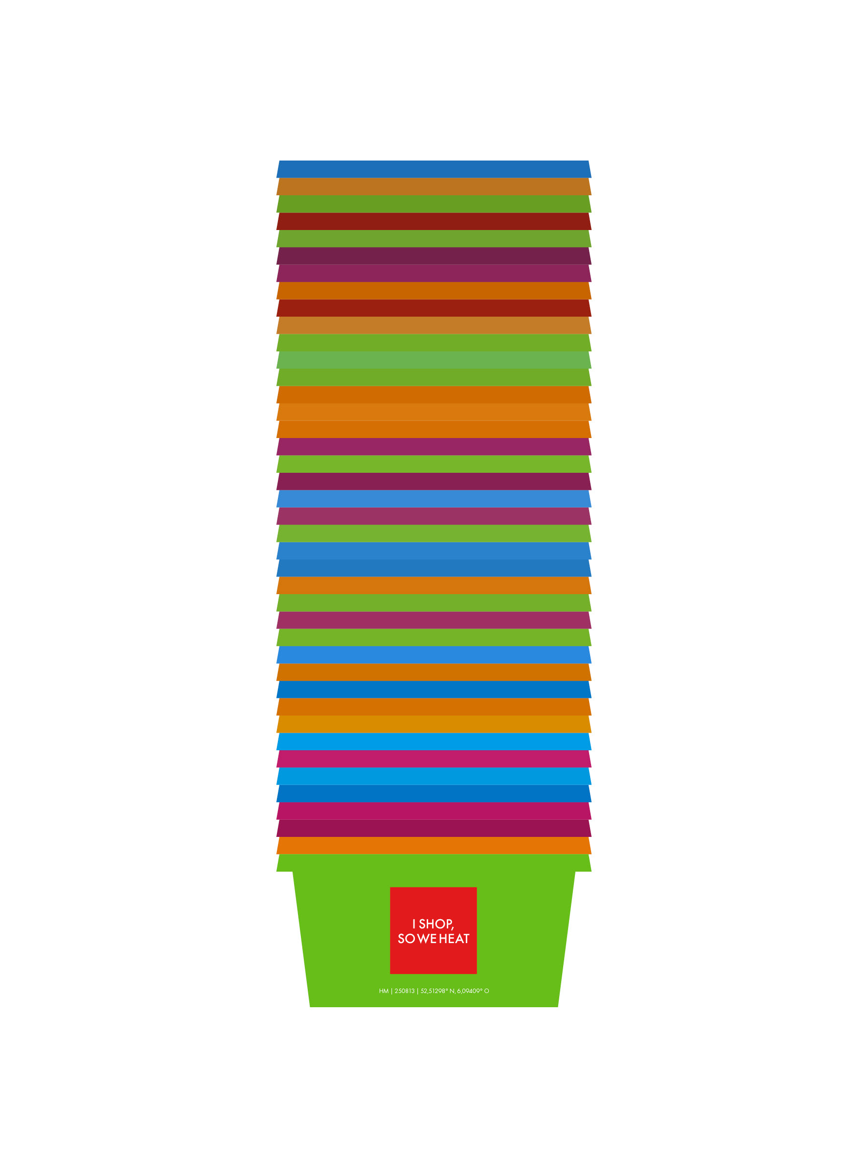 Digitale print op display karton 30 x 40 cm . Gesigneerd, oplage 10 stuks. €175